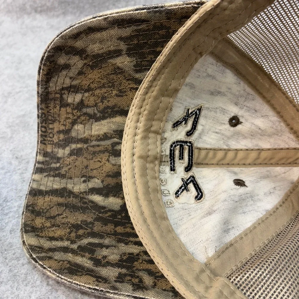 737 Duck Calls Mens Camo 737 Duck Calls Trucker Hat Mossy Oak Bottomland OSFM